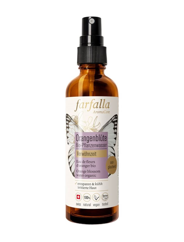 FARFALLA Bio-Pflanzenwasser Orangenblüte Spr 75 ml