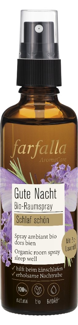 FARFALLA Bio-Raumspray Lavendel schlaf schön 75 ml
