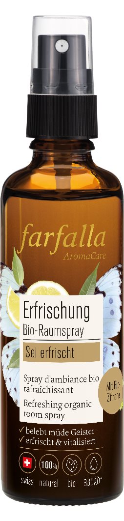 FARFALLA Bio-Raumspray sei erfrischt Zitrone 75 ml