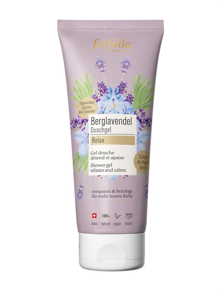 FARFALLA Duschgel Berglavendel Relax 200 ml