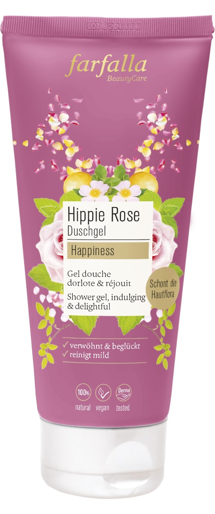FARFALLA Duschgel Hippie rose Tb 200 ml