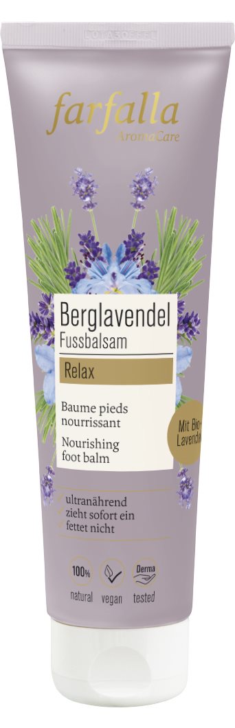 FARFALLA Fussbalsam Berglavendel Tb 75 ml