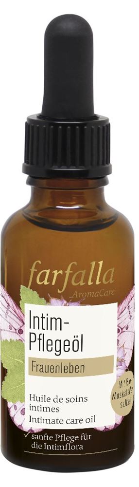 FARFALLA Intim Pflegeöl Frauen Muskateller 30 ml