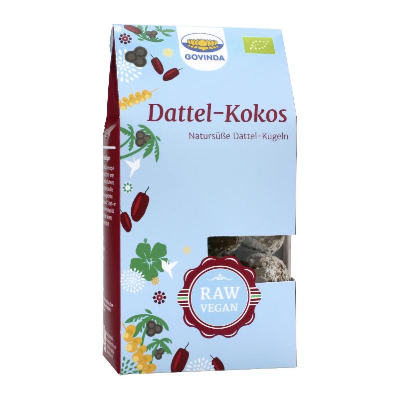 GOVINDA Fruchtkugeln Dattel Kokos Bio 120 g