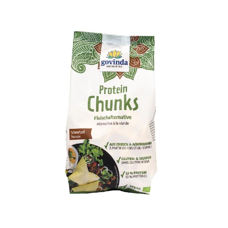 GOVINDA Protein Chunks Schnetzel Btl 125 g
