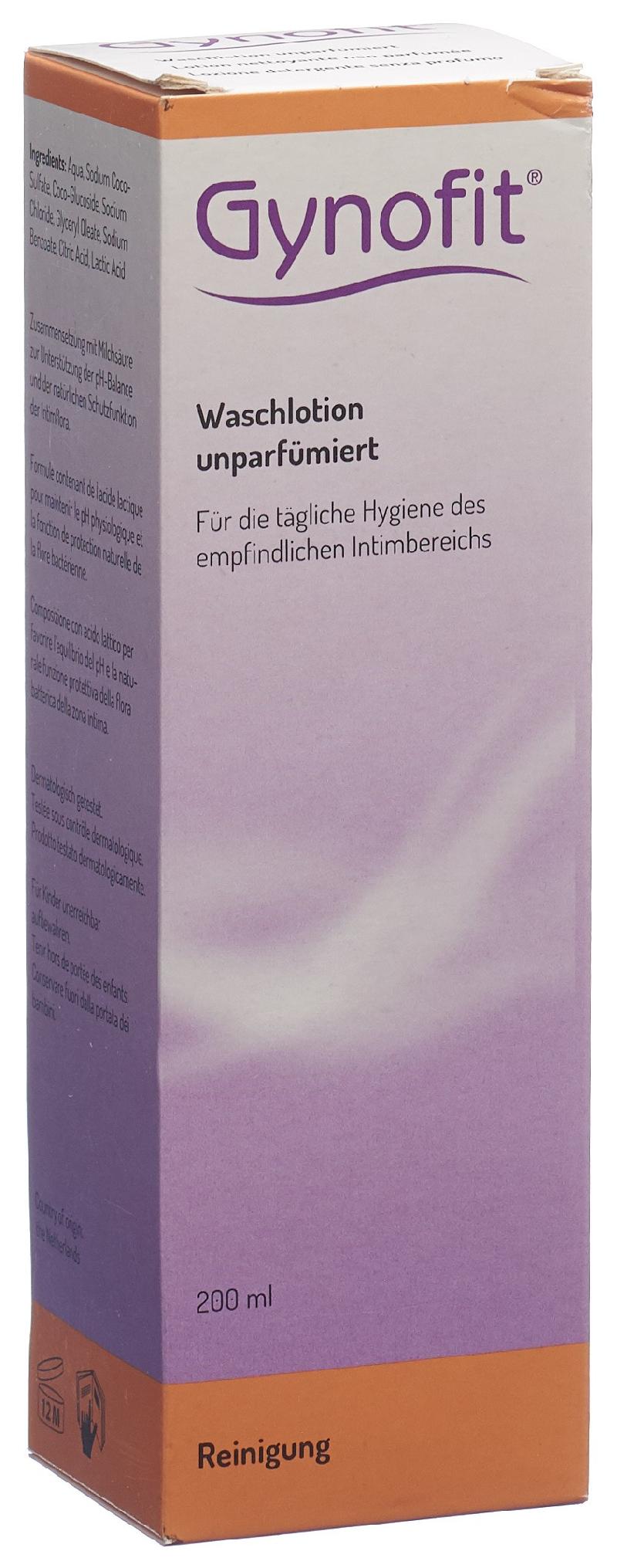 GYNOFIT Waschlotion unparfumiert 200 ml