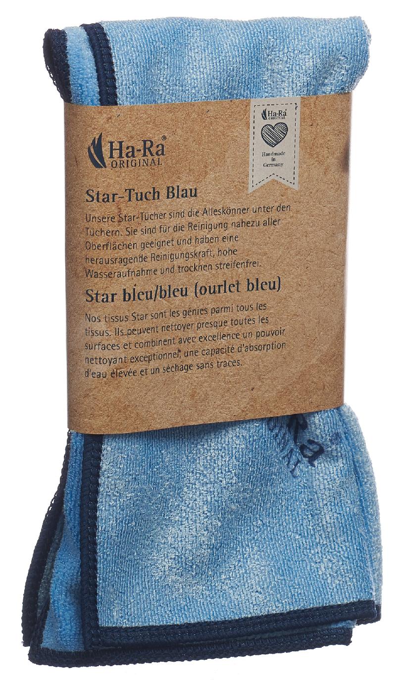 HA-RA Star-Tuch blau