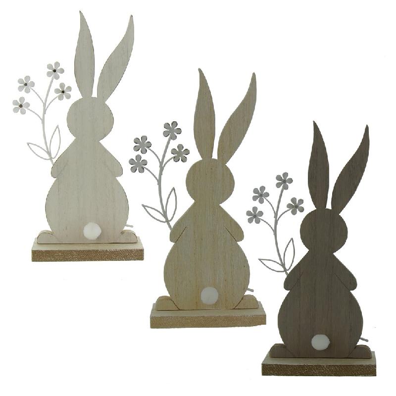 HERBORISTERIA Dekofigur Hase mit Blümchen