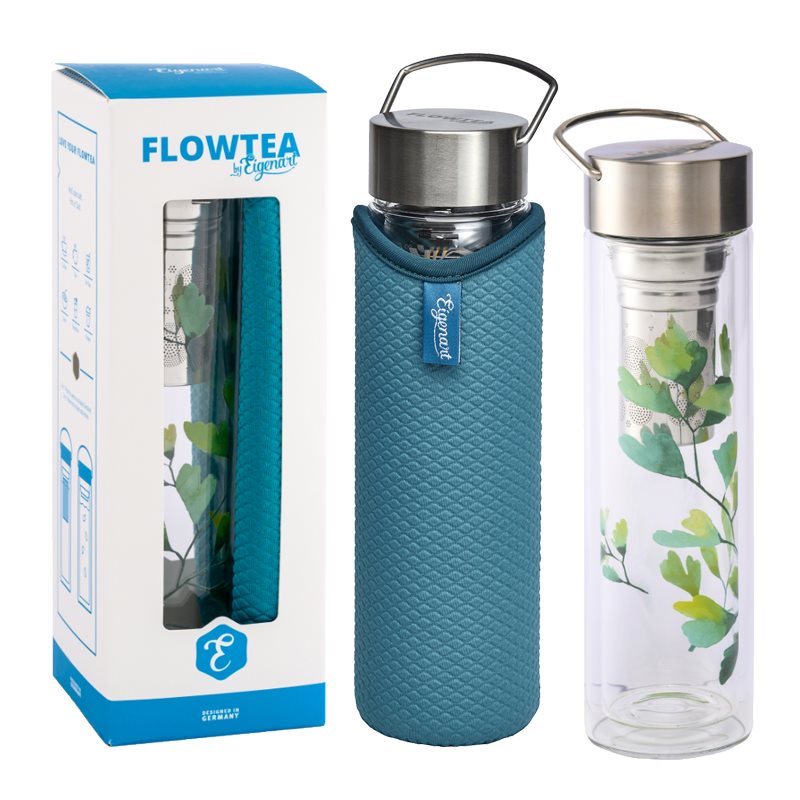 HERBORISTERIA Flowtea Glasflasche 350ml Gingko