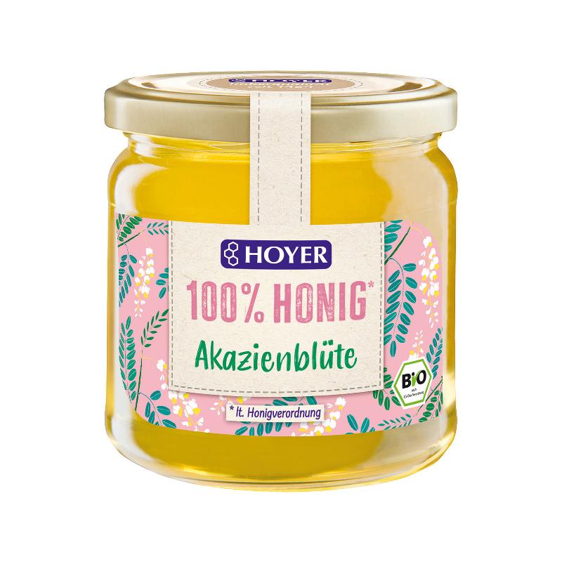 HOYER Akazienhonig Bio Glas 500 g