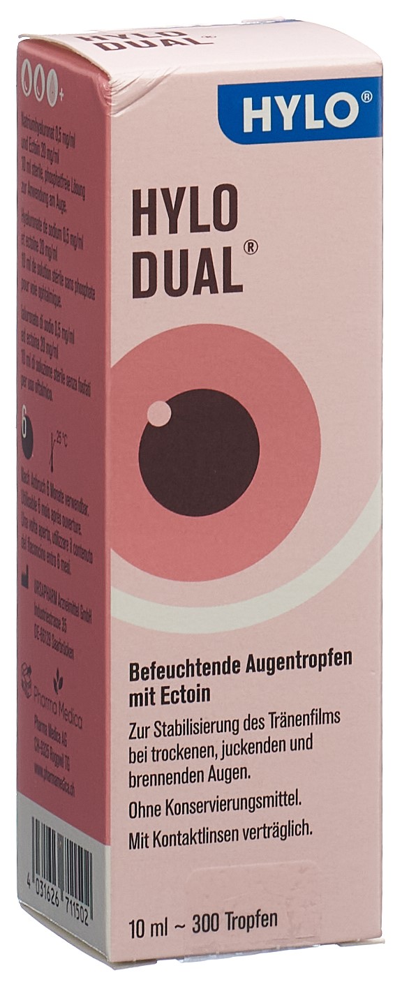 HYLO DUAL Gtt Opht Fl 10 ml