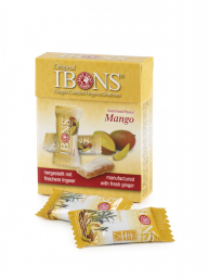 IBONS Ingwer Bonbon Mango Box 60 g