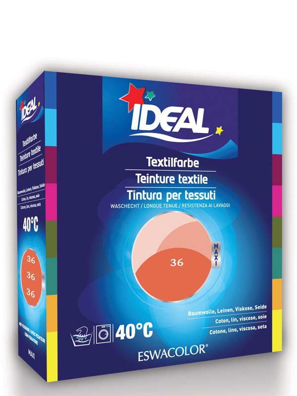 IDEAL MAXI Baumwolle Color No36 korall