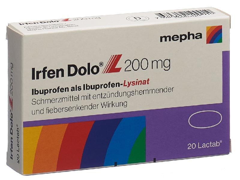 IRFEN DOLO L Lactab 200 mg 20 Stk
