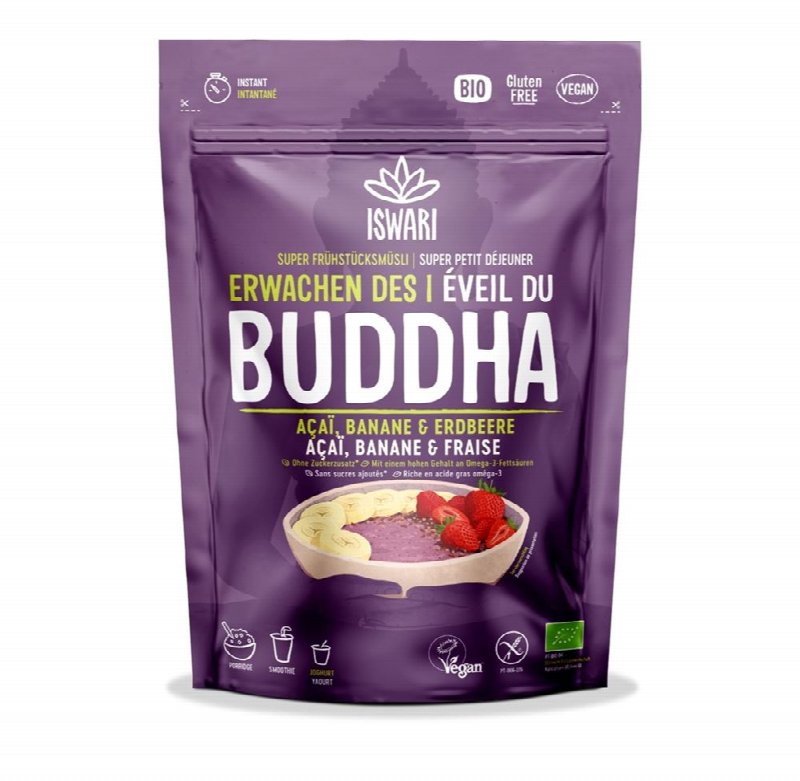 ISWARI Erwachen Buddha Açaï Banane Erdb Bio 360 g