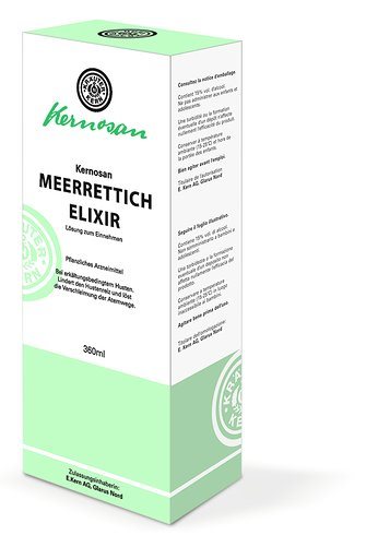 KERNOSAN Meerrettich Elixir ohne Zucker Fl 360 ml