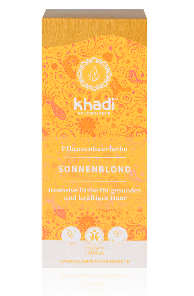 Khadi Pflanzenhaarfarbe Sonnenblond