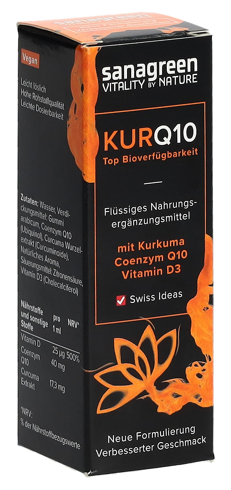 KURQ10 sanagreen mizell Kurkuma Extr Q10 D3 30 ml