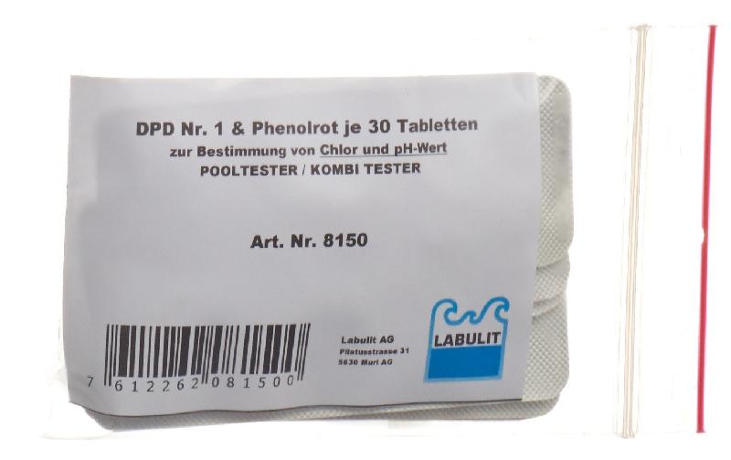 LABULIT Pool Tester refill (30chlor+30PH) 60 Stk