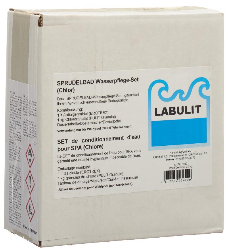 LABULIT Sprudelbad Wasserpflegeset Chlor 2 kg
