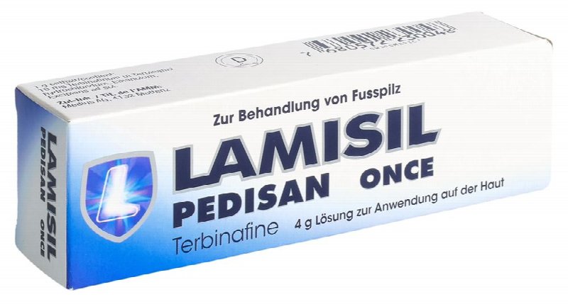 LAMISIL PEDISAN Once Lös 1 % Tb 4 g