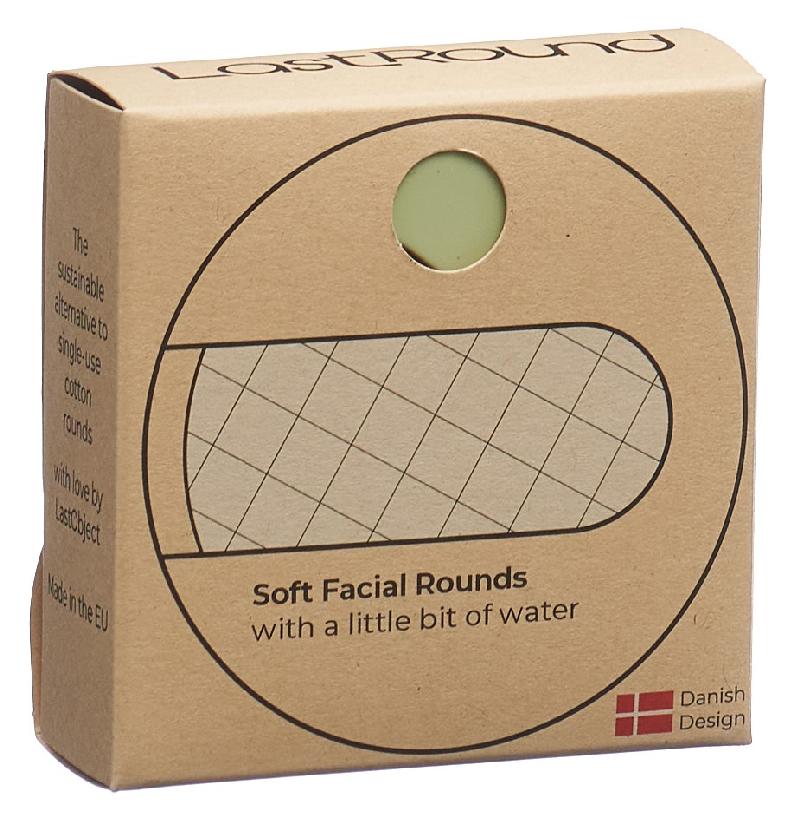 LASTROUND Wiederverwendbare Wattepads grün