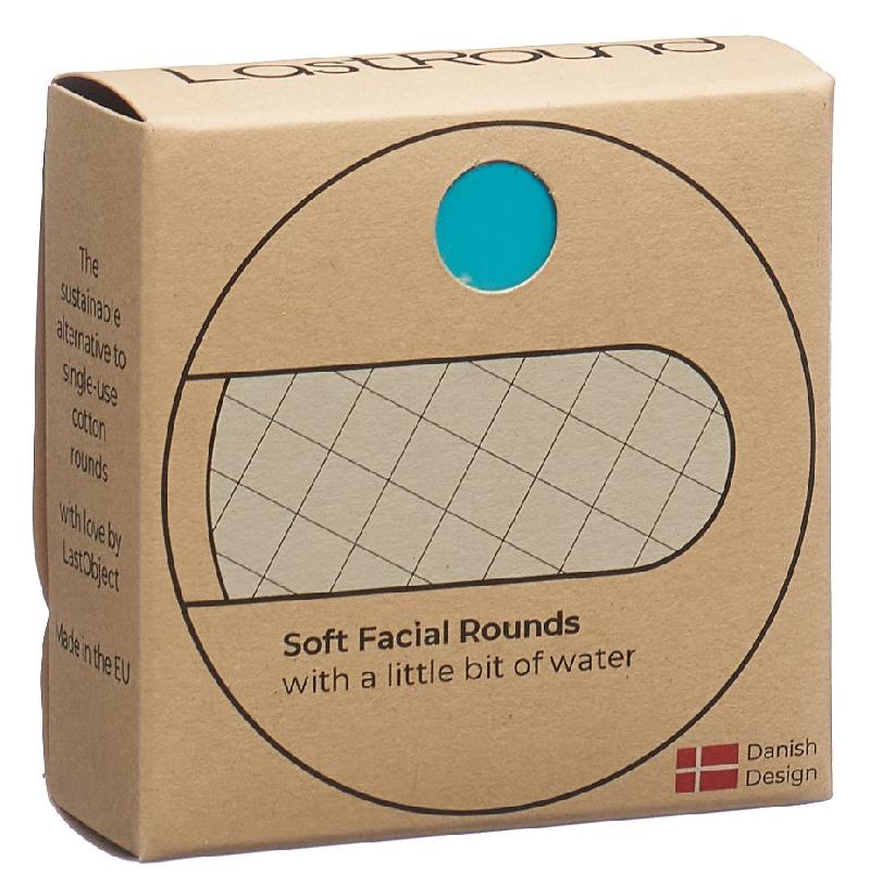 LASTROUND Wiederverwendbare Wattepads türkis