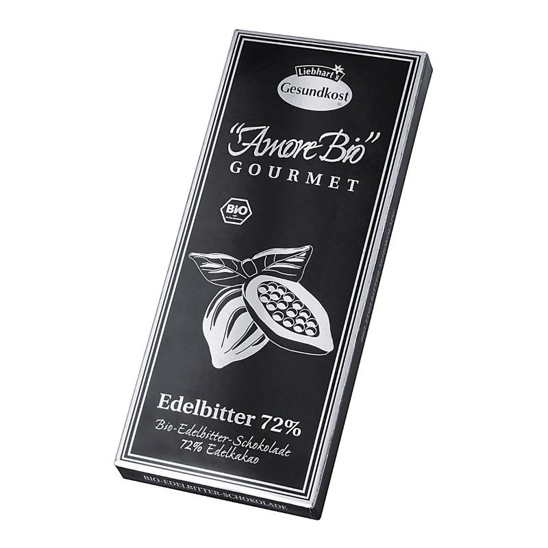 LIEBHART Schoko Edelbitt Kakao 72% Bio 100 g