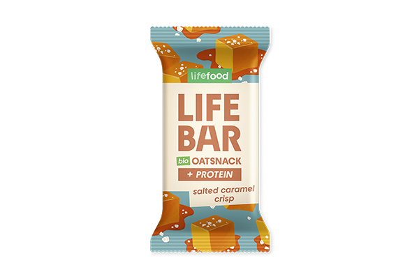 Lifebar oat snack salted caramel Bio 40g