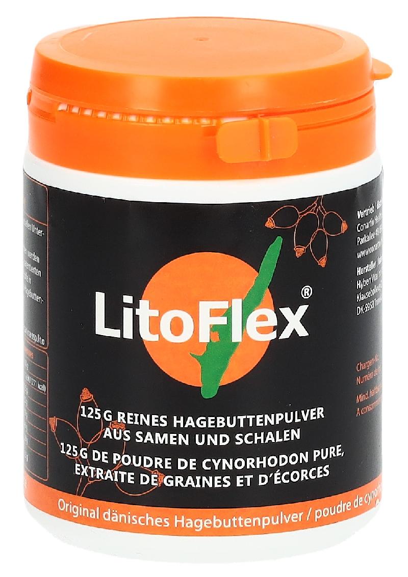 LITOFLEX orig dänisch Hagenbuttenpulver Ds 125 g