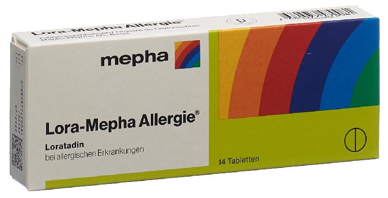 LORA Mepha Allergie Tabl 10 mg 14 Stk