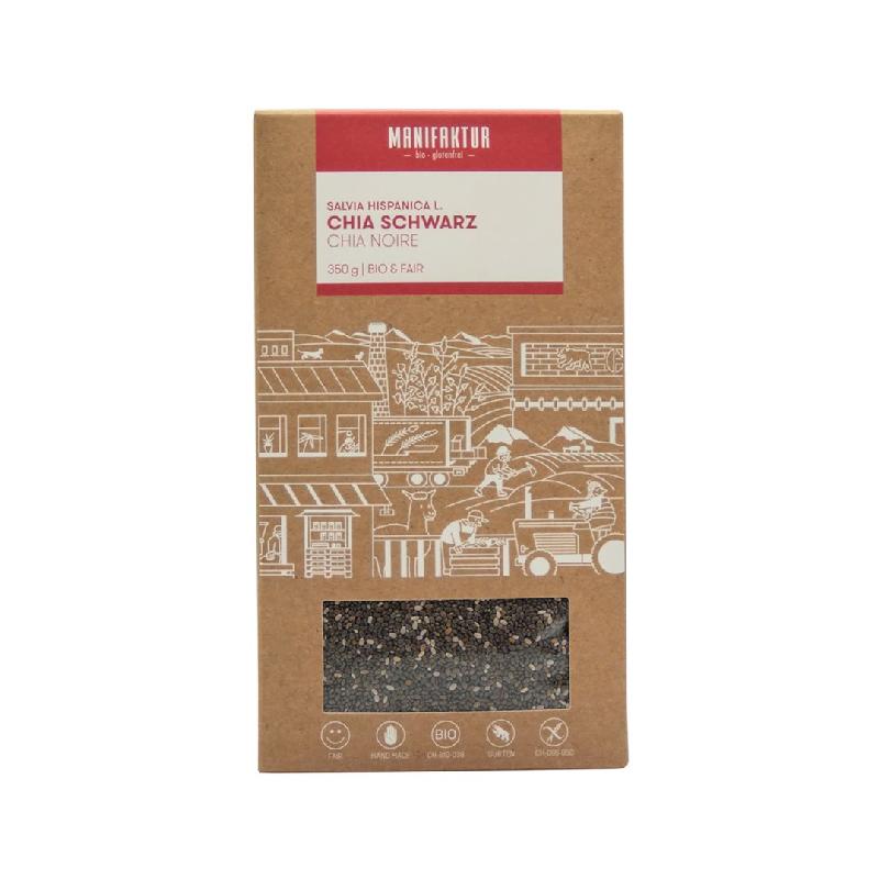 MANIFAKTUR Chia Samen schwarz 350 g
