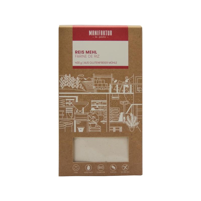 MANIFAKTUR Reis Mehl Bio Btl 400 g