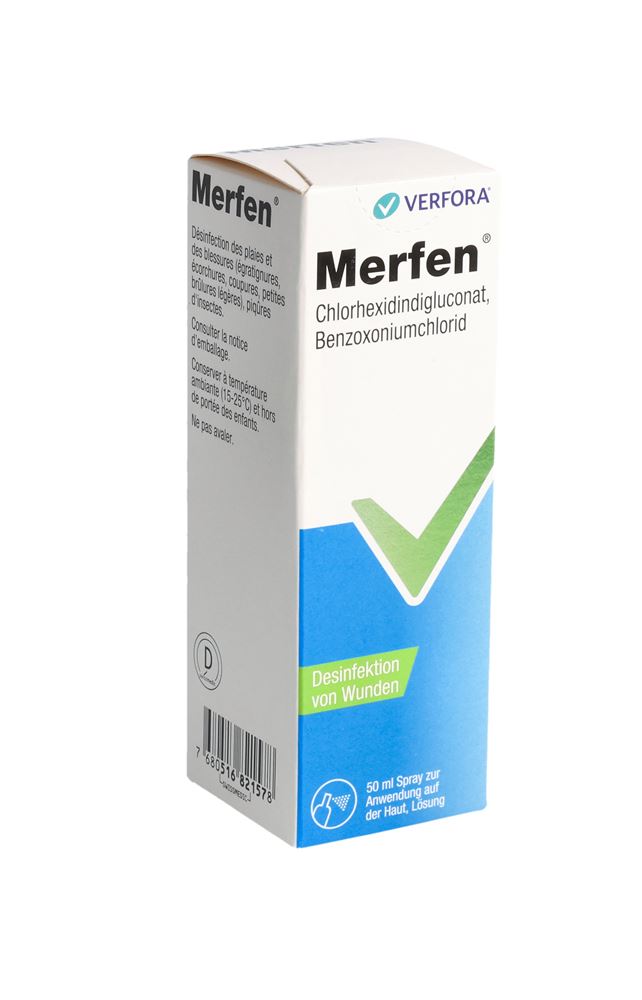 MERFEN wässerige Lösung farblos Spr 50 ml
