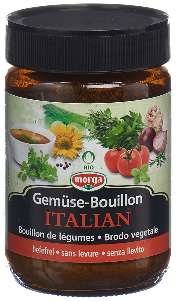 MORGA Gemüse Bouillon hefefr fettfr Bio Knos 250 g