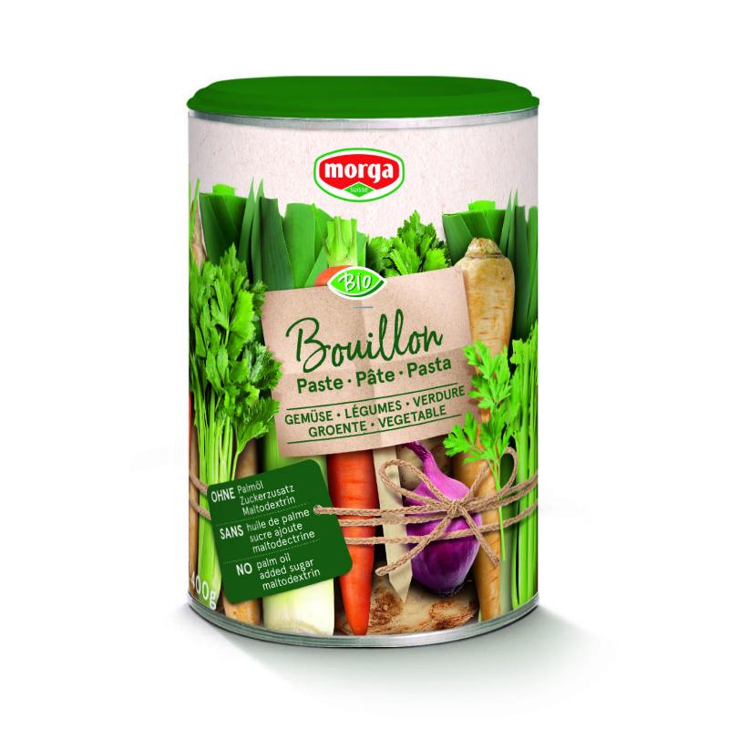 MORGA Gemüse Bouillon Paste go clean Bio Ds 400 g