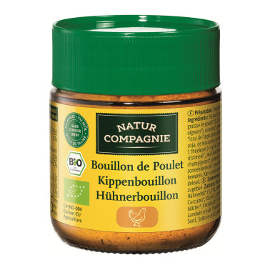 NATUR COMPAGNIE Hühnerbouillon Bio Glas 100 g