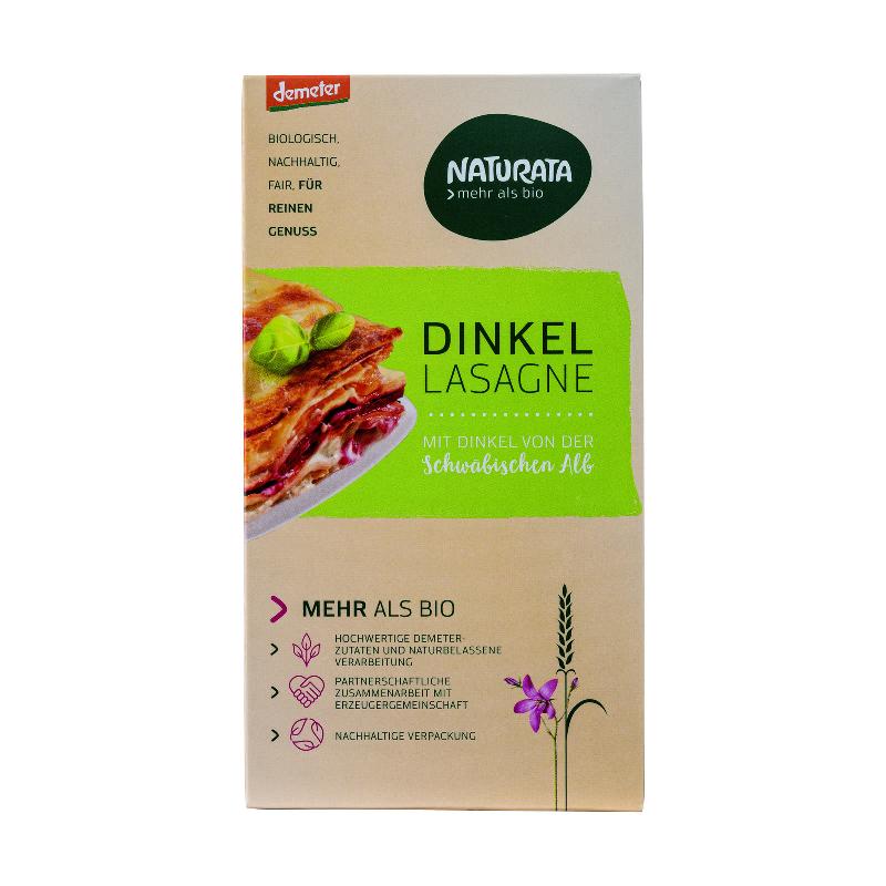 NATURATA Lasagne Dinkel hell 250 g