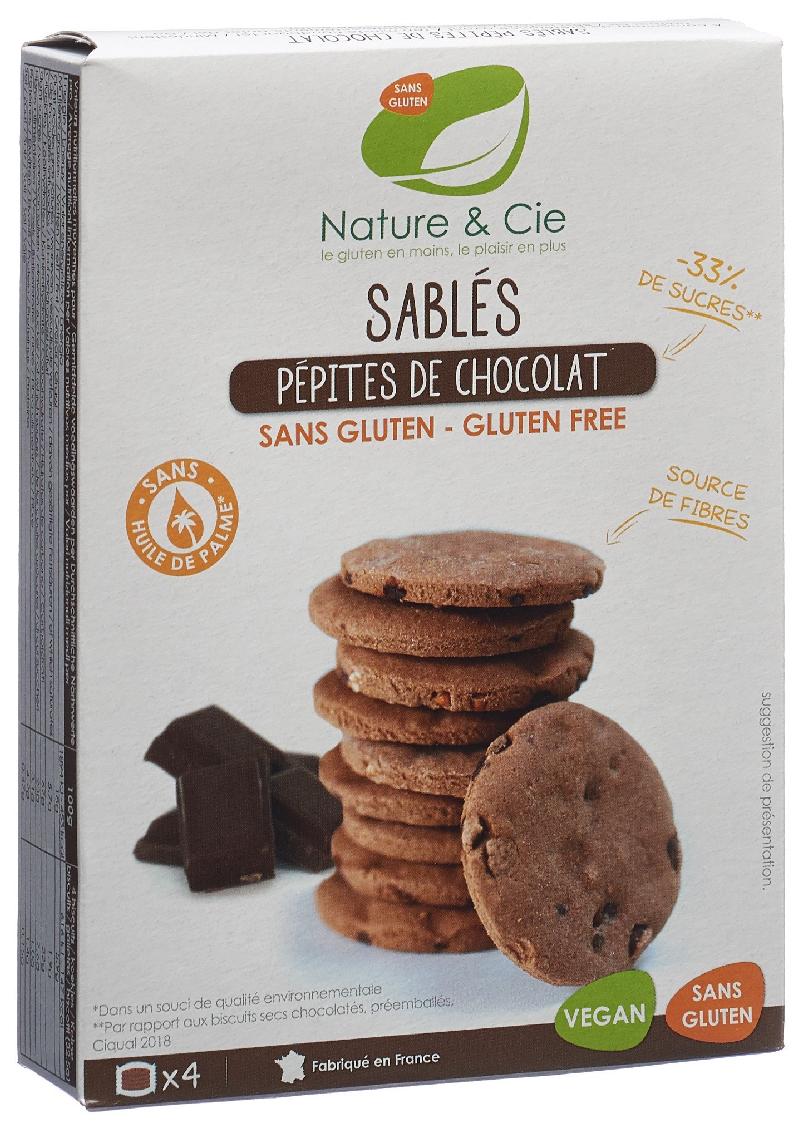 NATURE&CIE Schoko Kekse Stück glutenfr 125 g