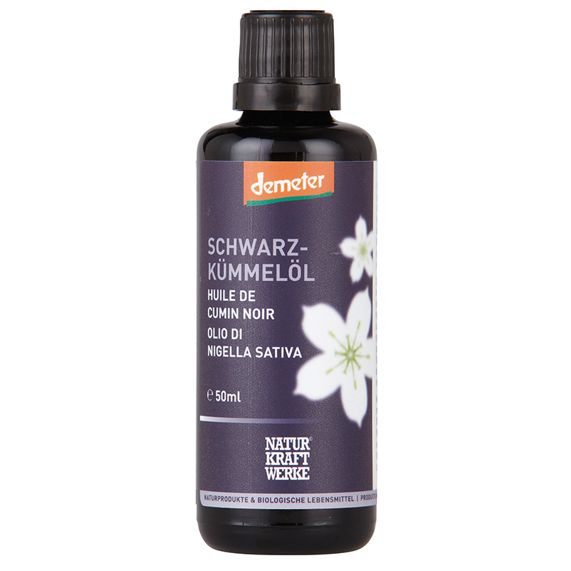 NATURKRAFTWERKE Schwarzkümmelöl Demeter 50 ml