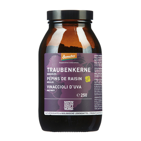 NATURKRAFTWERKE Traubenkerne gem Demeter 250 g