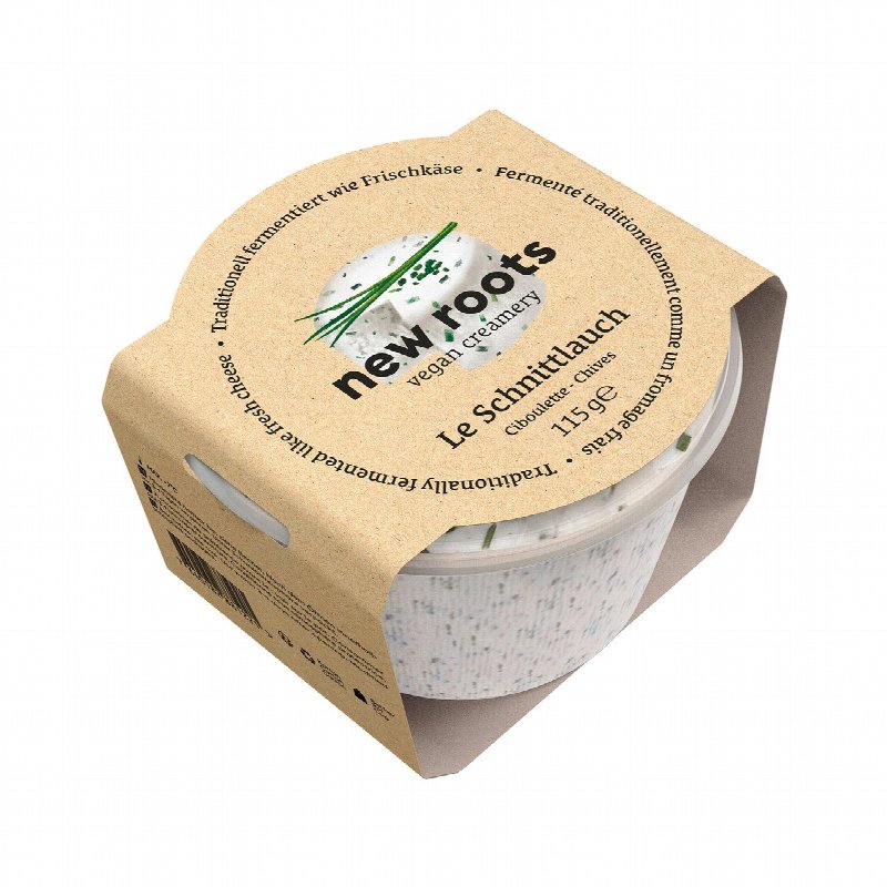 NewRoots Streichkäsealternative Schnittlauch 130g