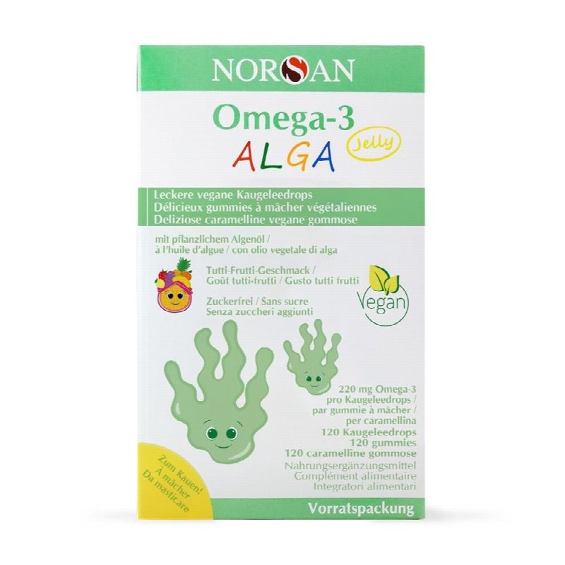 NORSAN Omega-3 ALGA Jelly vegan Blist 120 Stk