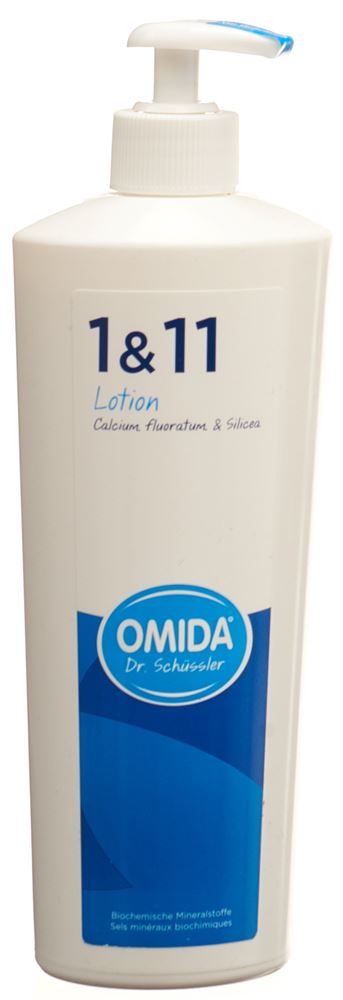 OMIDA SCHÜSSLER Nr1&11 Cal fluor&Sil Lotion 500 ml
