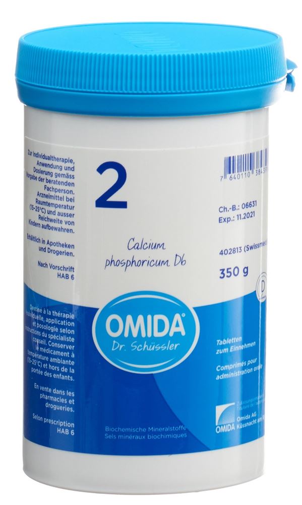 OMIDA SCHÜSSLER Nr2 Calc phos Tabl D 6 Ds 350 g