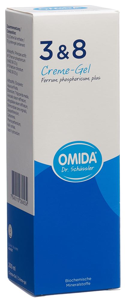 OMIDA SCHÜSSLER Nr3&8 Ferr pho plus Cre-Gel 200 ml