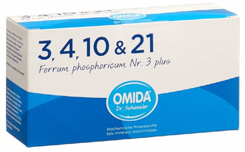 OMIDA SCHÜSSLER Nr3 Ferr phos plus Plv Btl 12 Stk