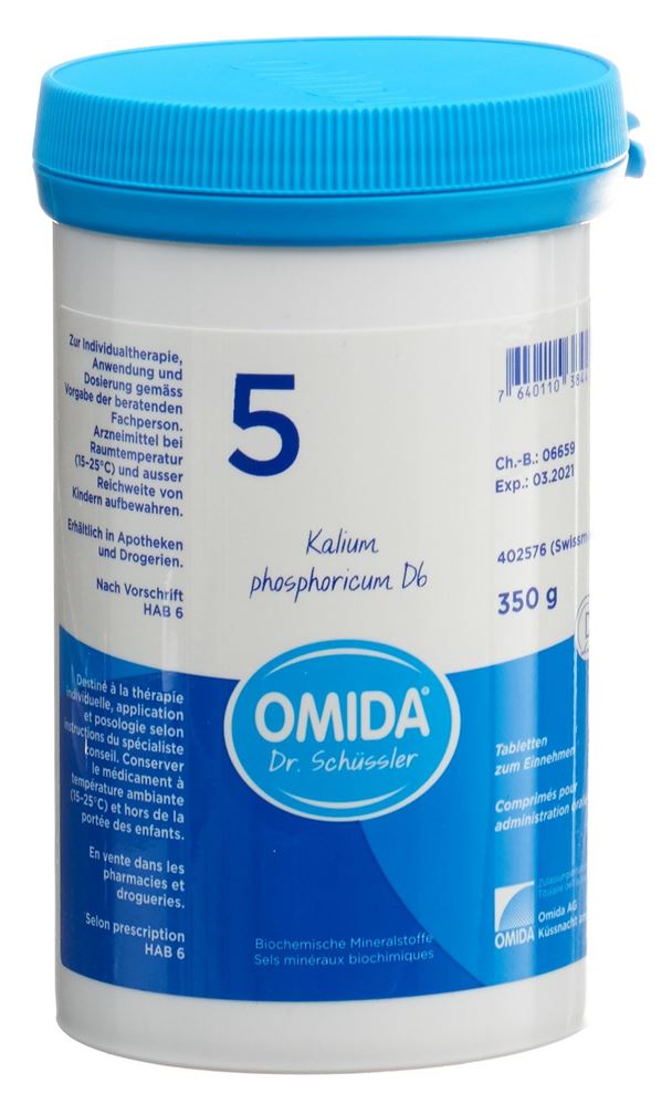 OMIDA SCHÜSSLER Nr5 Kal phos Tabl D 6 Ds 350 g