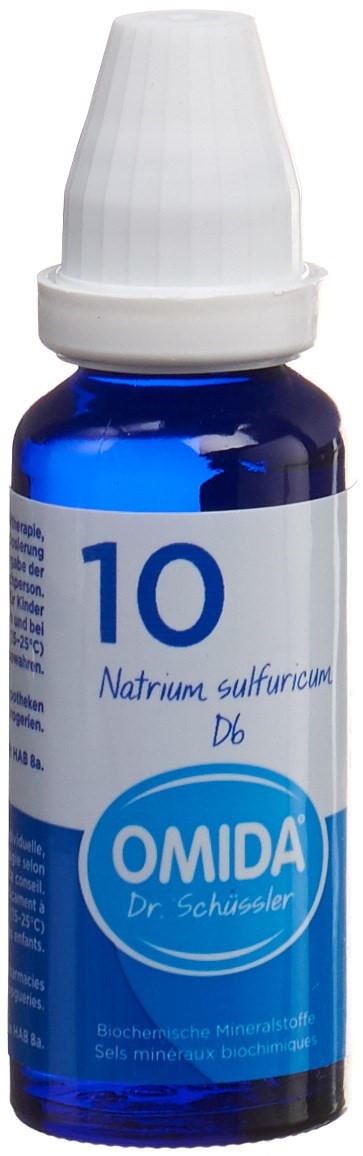 OMIDA SCHÜSSLER Nr10 Nat sulf Dil D 6 Fl 30 ml