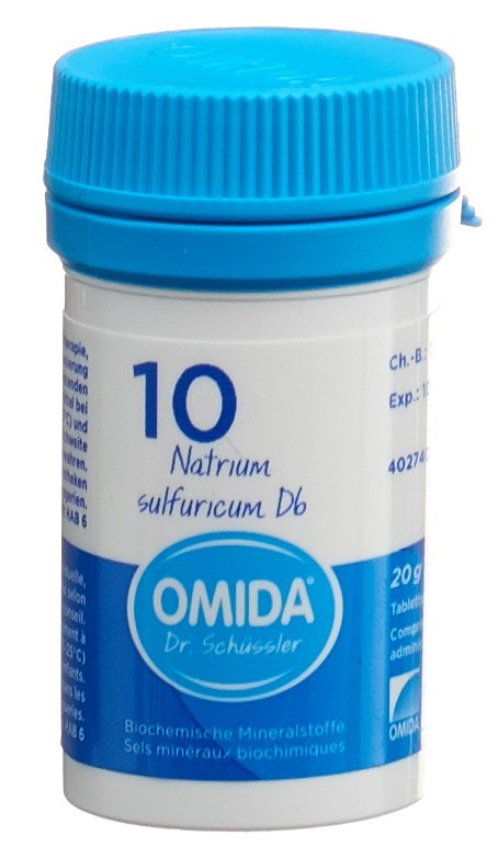OMIDA SCHÜSSLER Nr10 Nat sulf Tabl D 6 Ds 100 g